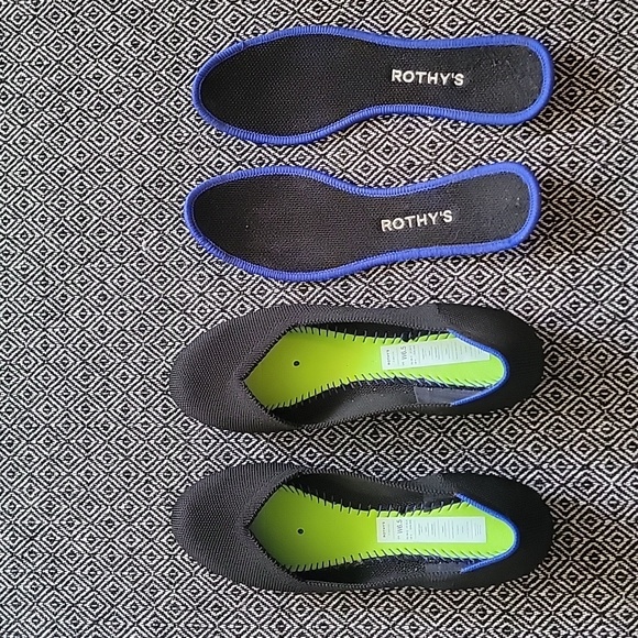 Rothy’s round toe black ballet flats size 6.5 - Picture 9 of 10